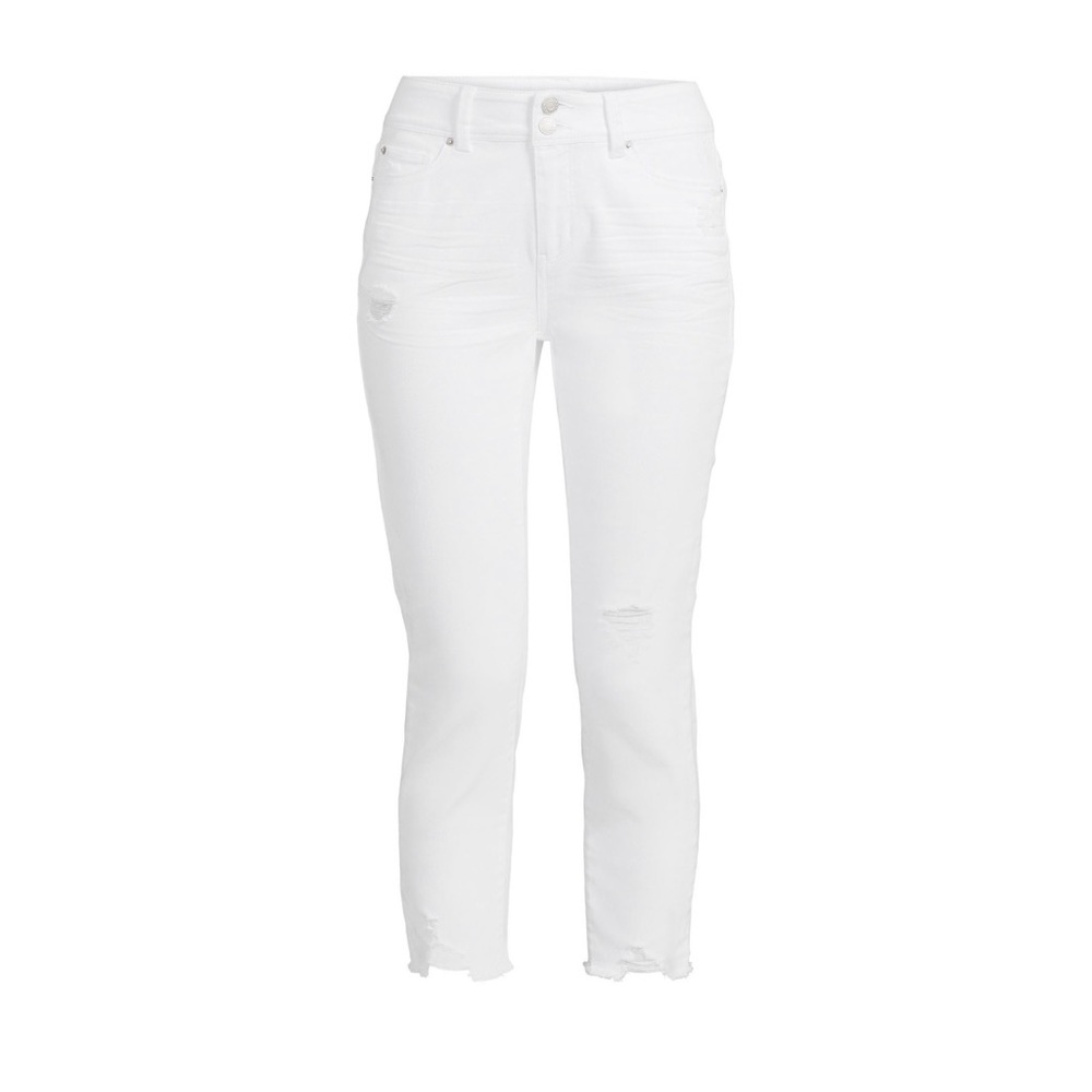 White Time and Tru Women’s Stretch Denim Capri Jeans size 18